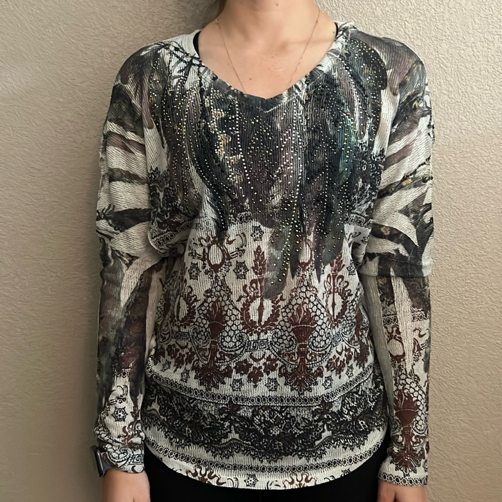 Vocal long sleeve shirt from buckle size M